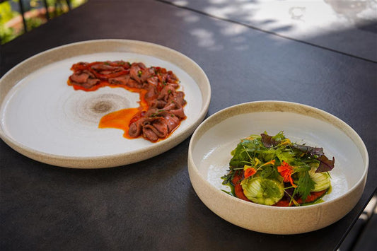 Tanjur plitki 27 cm & duboki 20 cm – Gemscape Sabbia Medri 🇮🇹