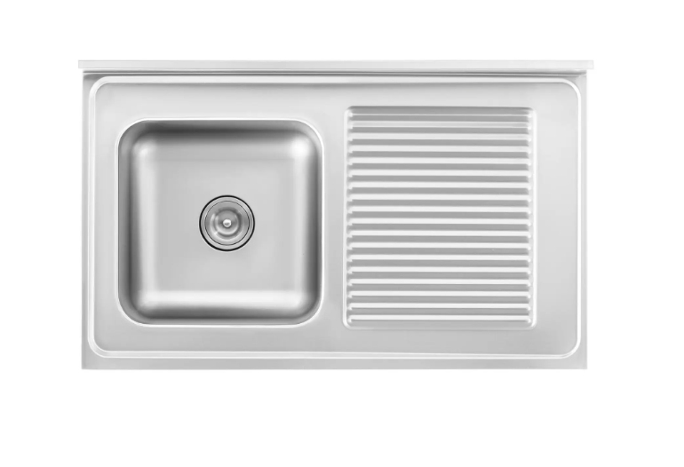 Inox kuhinjski sudoper – 1 umivaonik, 120 × 60 cm