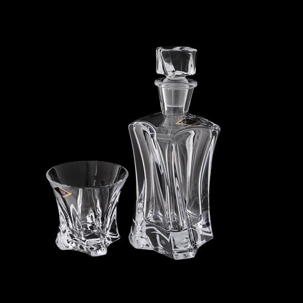 Kristalni set za viski Aurum Cooper 1+6 – dekanter i čaše 🇨🇿