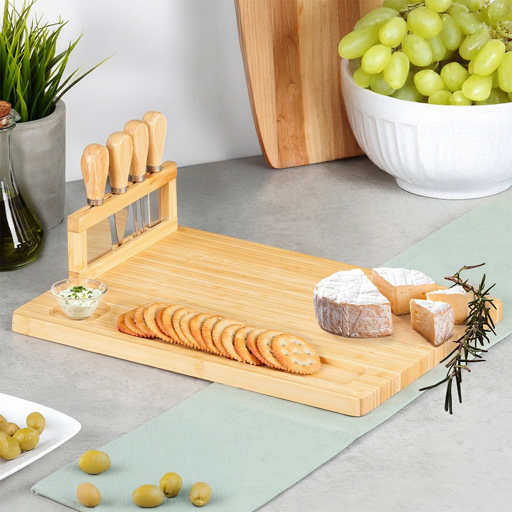 Daska za sir Charcuterie s noževima – set 5 kom