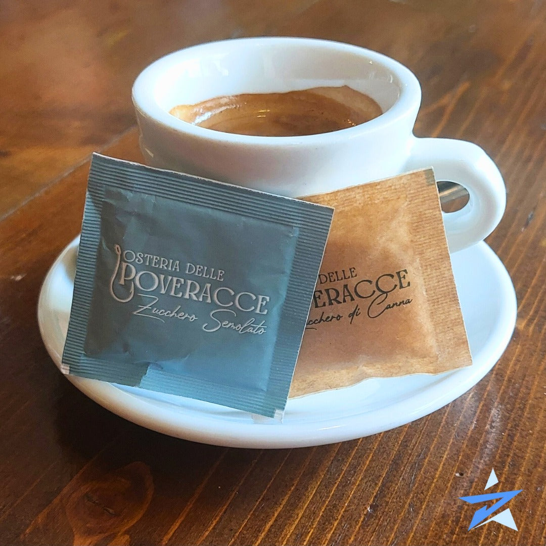 Personalizirane vrećice šećera – tvoj logo - 6000 kom