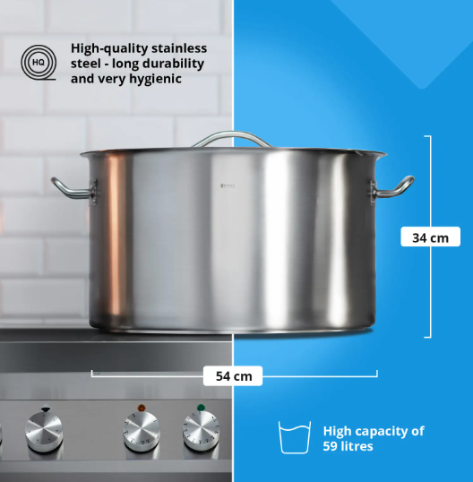 Indukcijski lonac – 59 L – Ø 50 cm | Royal Catering