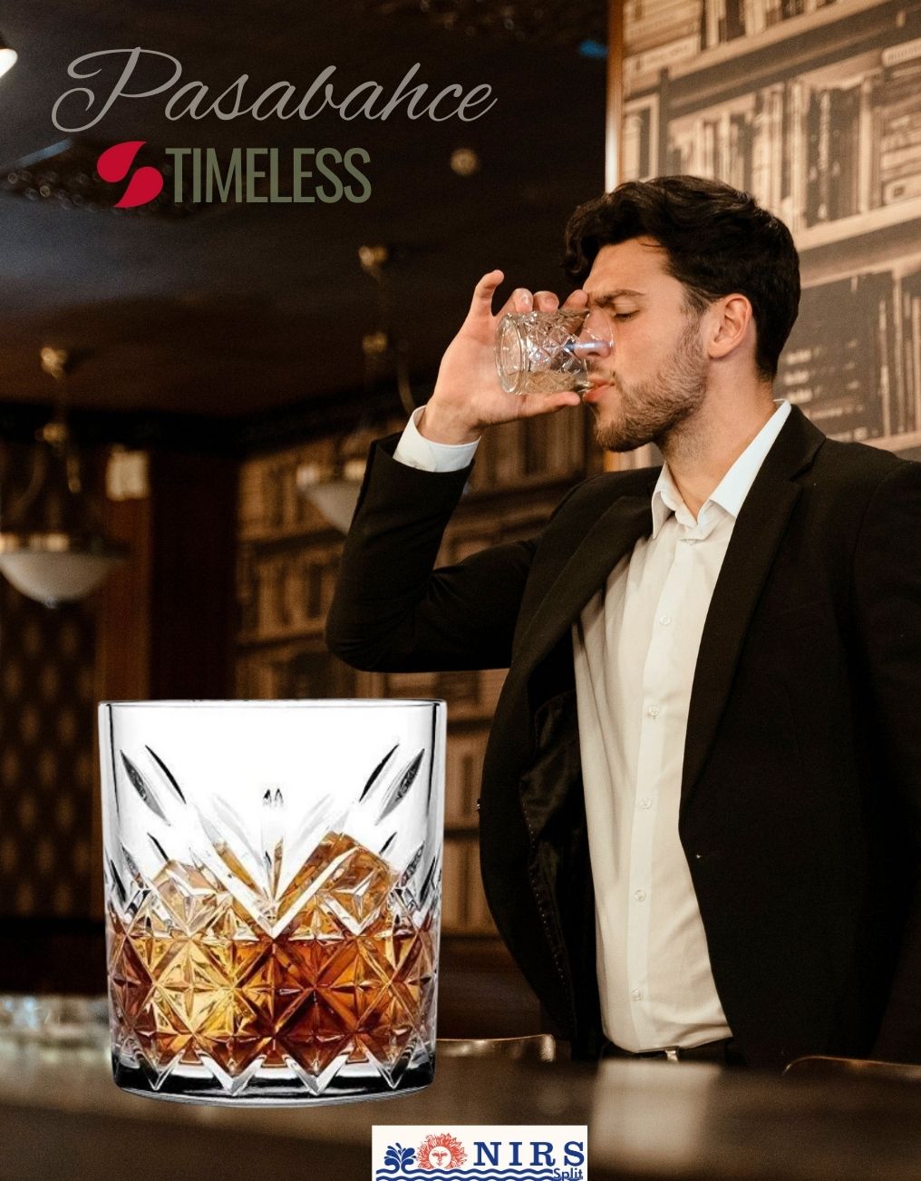 Čaša Timeless whiskey 340ml 4/1