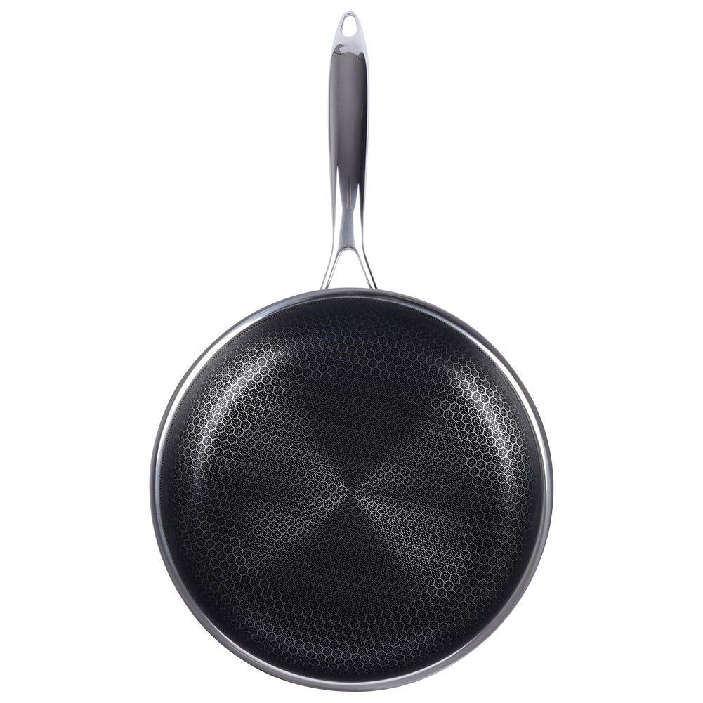 Duboka tava COOKCELL HYBRID – inox + neljepljivi premaz – Ø 26 cm