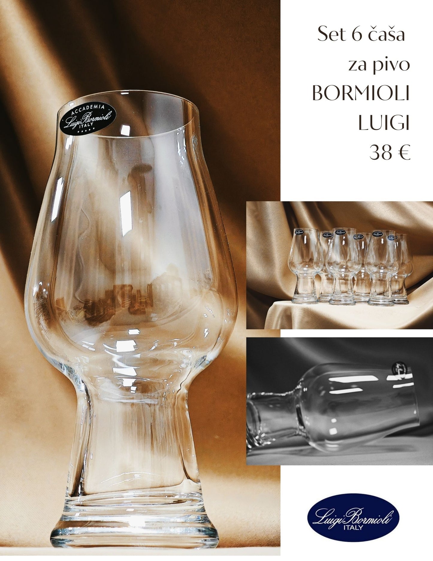 Čaše za pivo 6/1 Ipa White