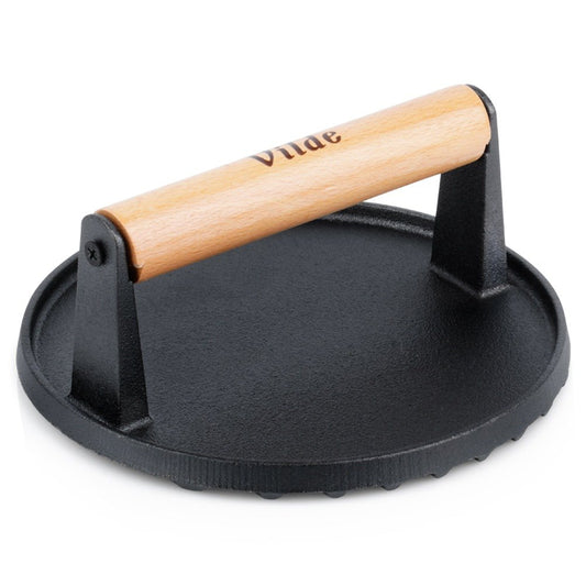 Presa za burger od gize - lijevanog željeza - 17,5 cm