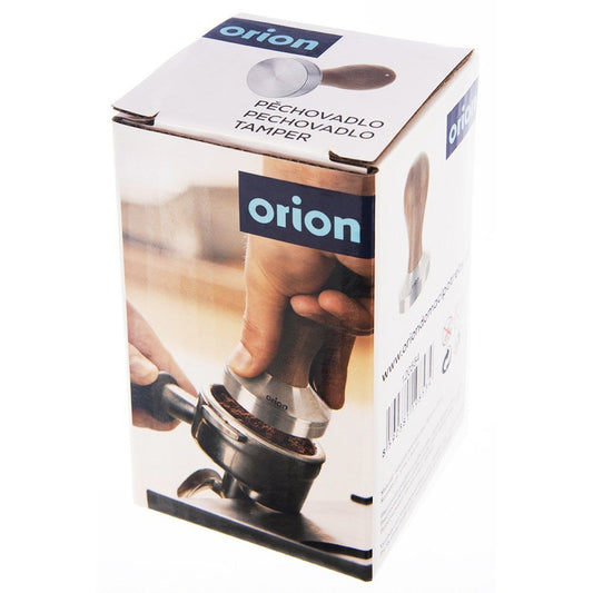 Coffee Tamper – Preša za kavu od inoxa i drva, 5 × 9,5 cm