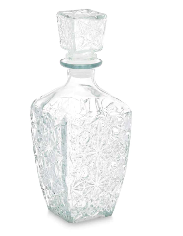 Staklena boca za likere rezbarena 900ml