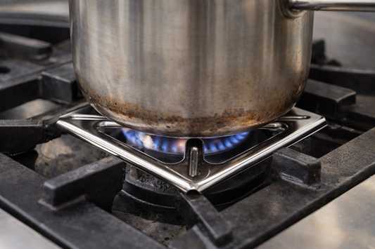 Inox podložak za plamenik 9,5×9,5 cm