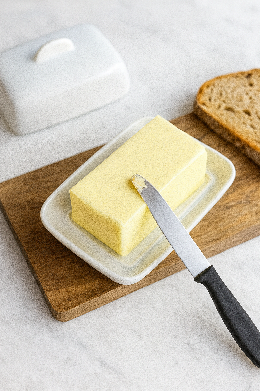 Keramička posuda za maslac s poklocem Silvy