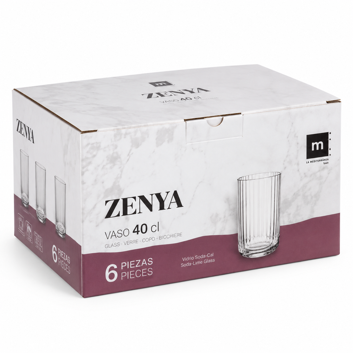 Set 6 čaša Zenya čaša 420ml
