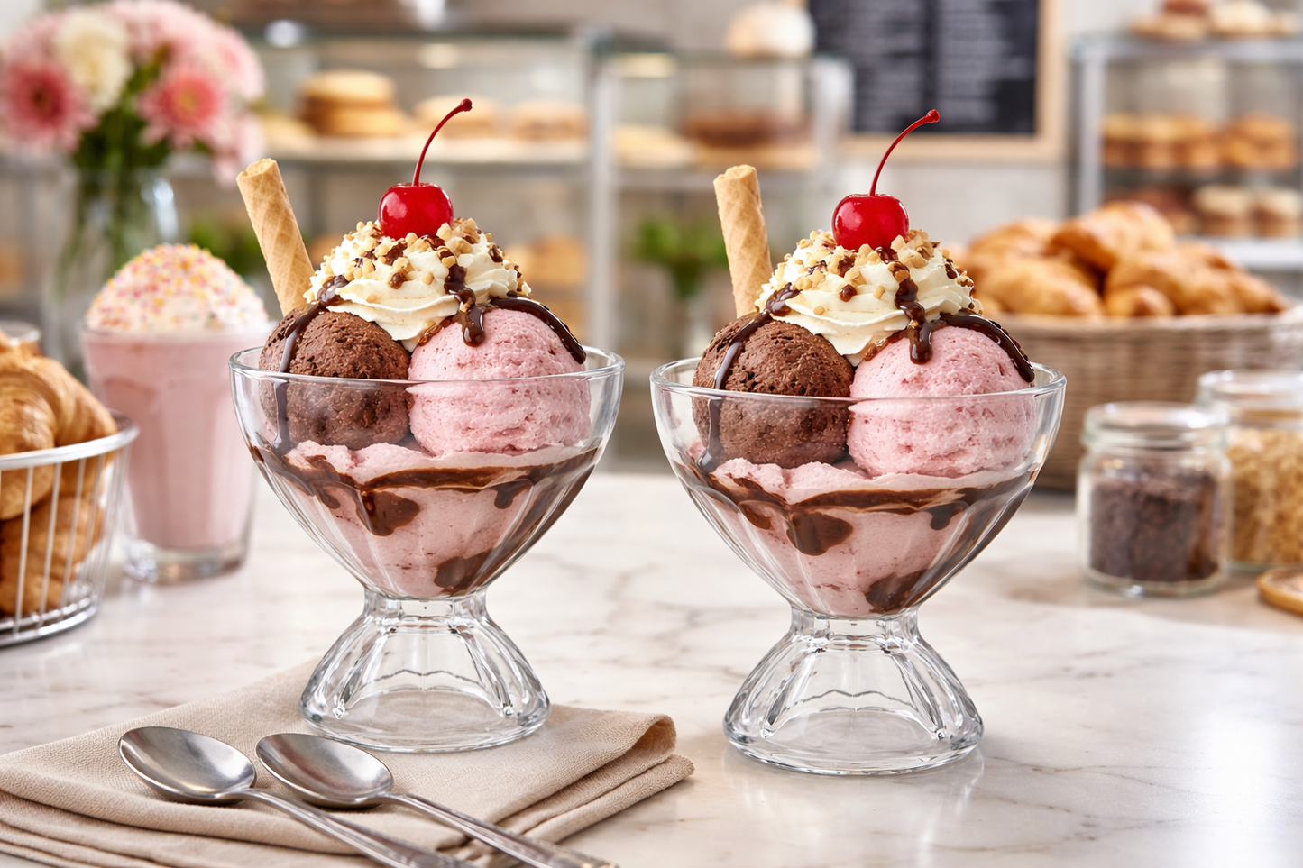 Set 2 čaše za sladoled Sasha 250ml 🍨