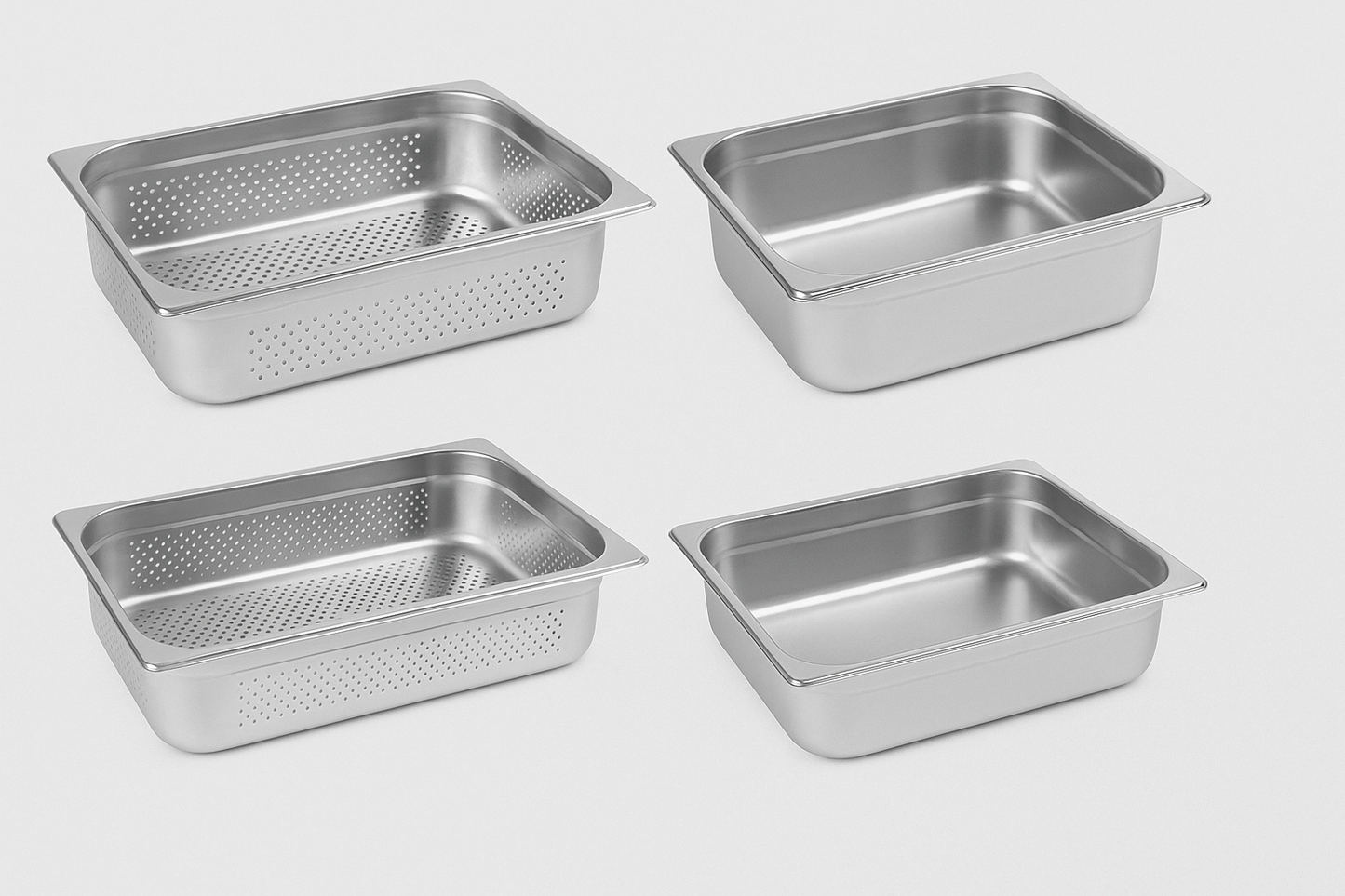 GN 1/1 1️⃣ INOX - Gastro posude - Obične i perforirane - Više dimenzija