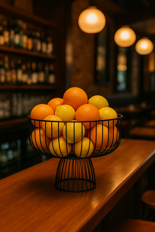 Zdjela za voće metalna 28 cm