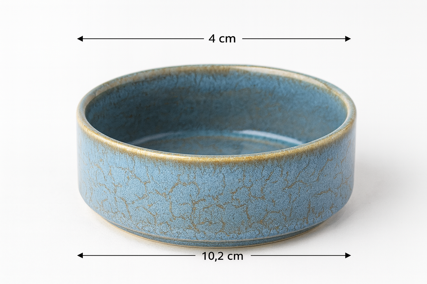 Snack zdjelica Scratch Blue 10,2×4 cm – keramička horeca zdjelica