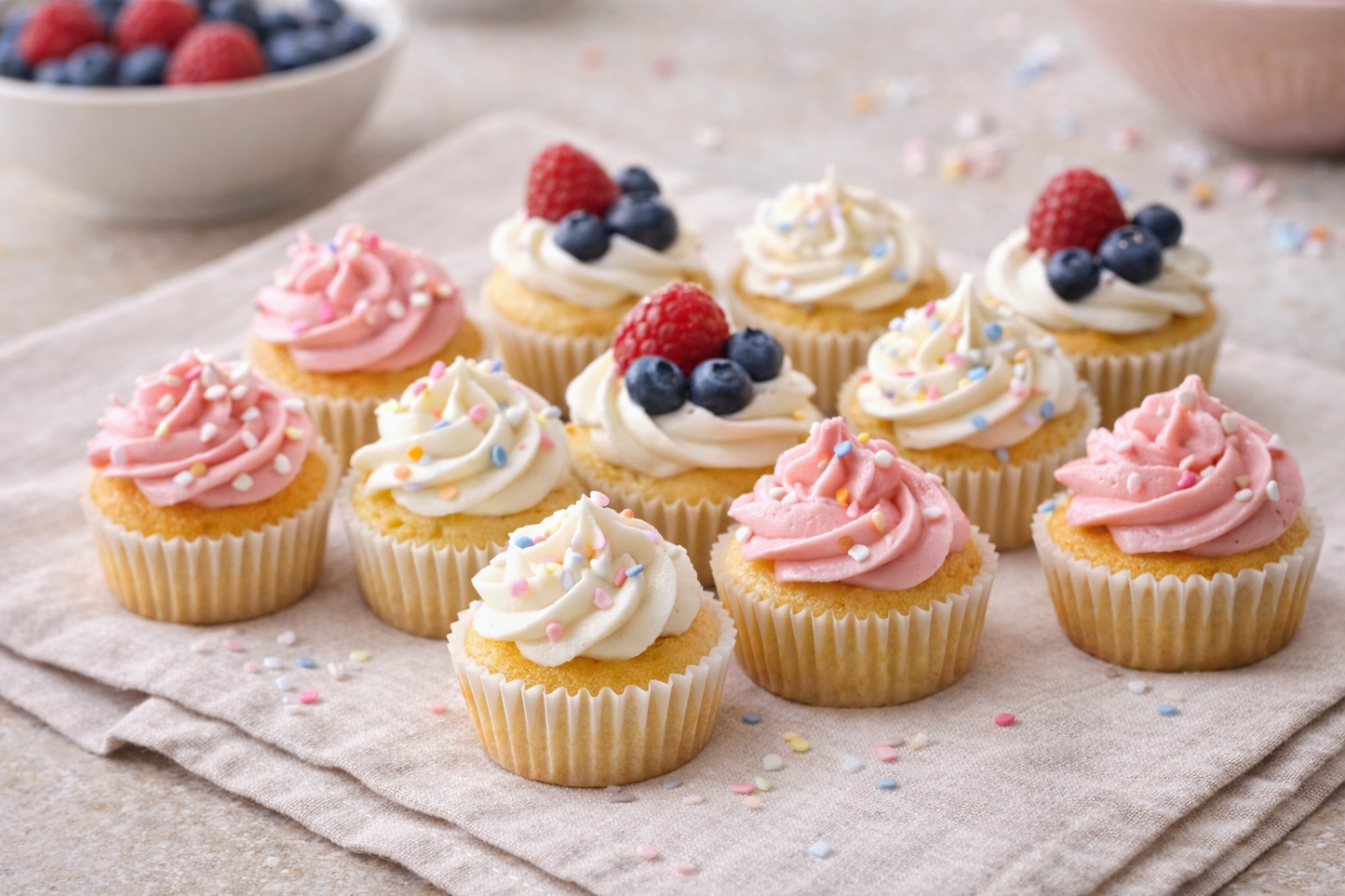 Mini kalupi za muffine 65/1 – jednokratni papirnati kalupi 4,5 cm 🧁