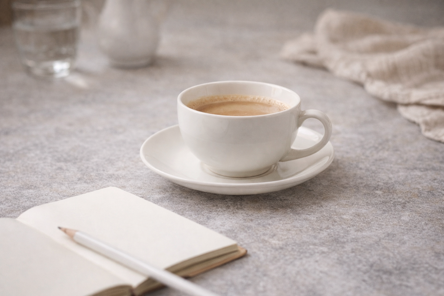 Šalica s tanjurićem Ivory 220 ml – porculan | ugostiteljstvo & dom