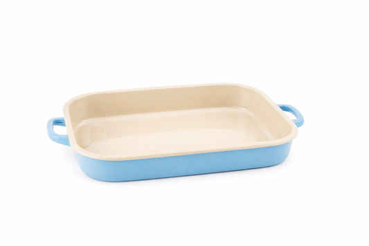 Emajlirana škrovada s ručkama - 6L 40cm