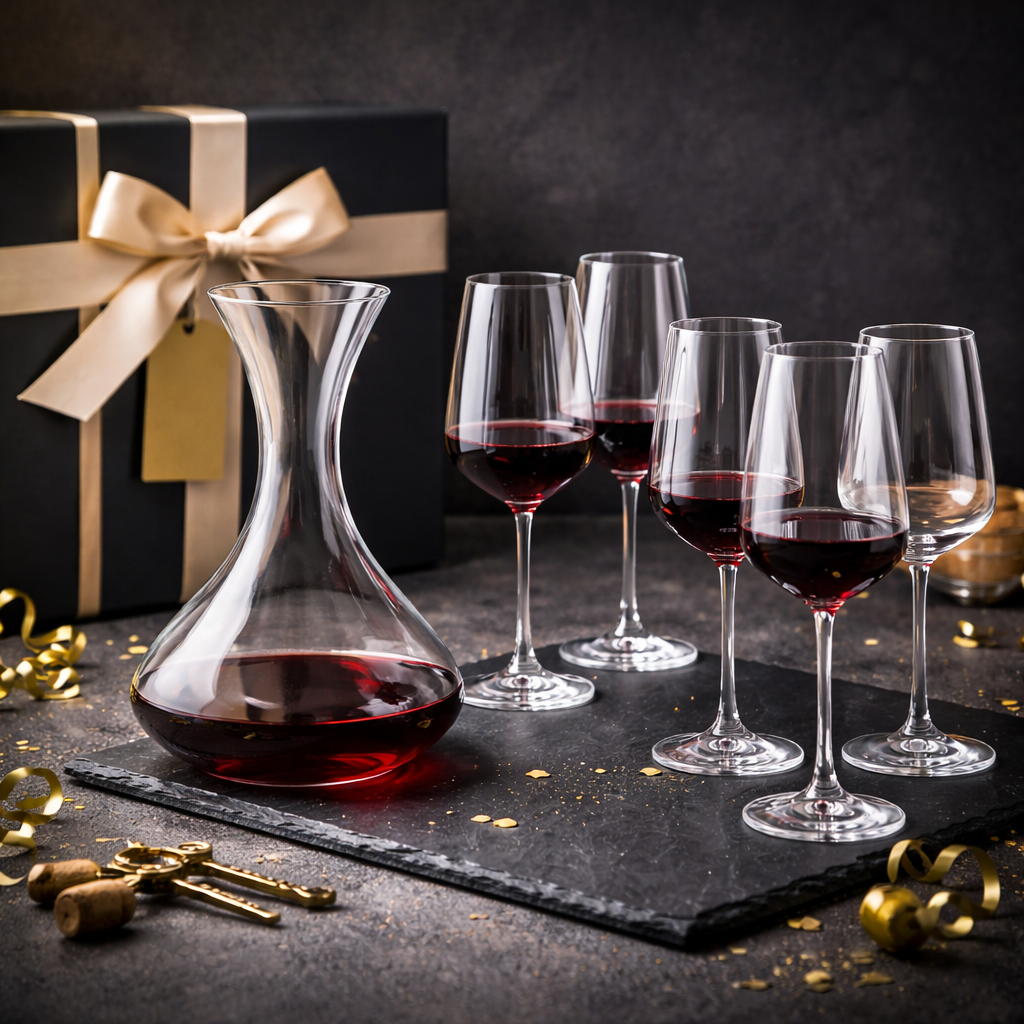 Set 6 kristalnih čaša i dekantanter Sandra 7/1