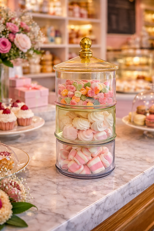 ARISA trodijelni etažer za slatkiše 41 cm