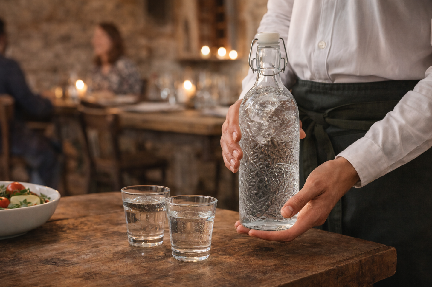 Staklena boca za vodu 1.1L