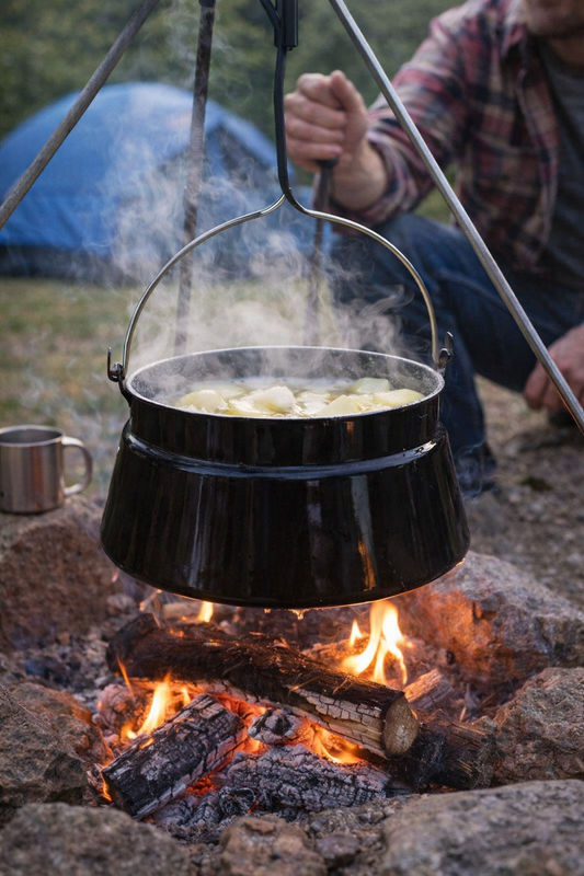 Emajlirani lonac za kampiranje 20L