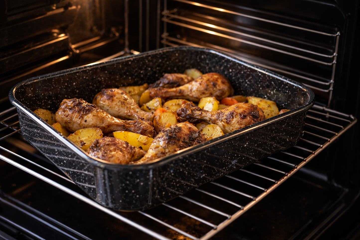 Emajlirana škrovada duboka 4,8L