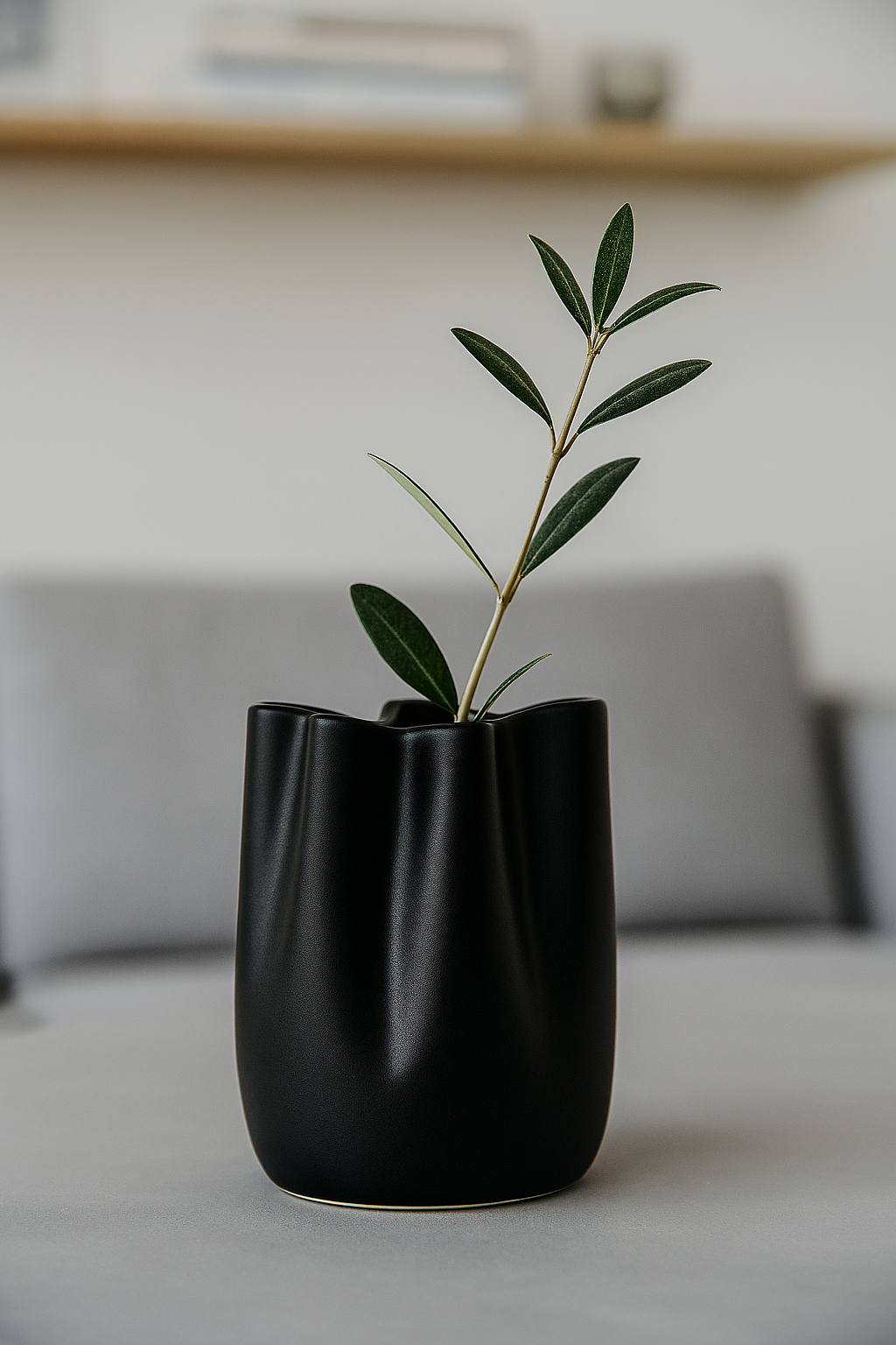 Vaza porculanska crna - Modern Twist