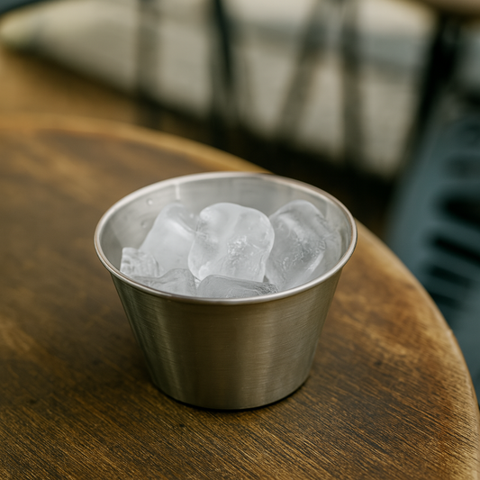 Posudica za led - Zdjelica od nehrđajućeg čelika – 240 ml / Ø 9,5 cm