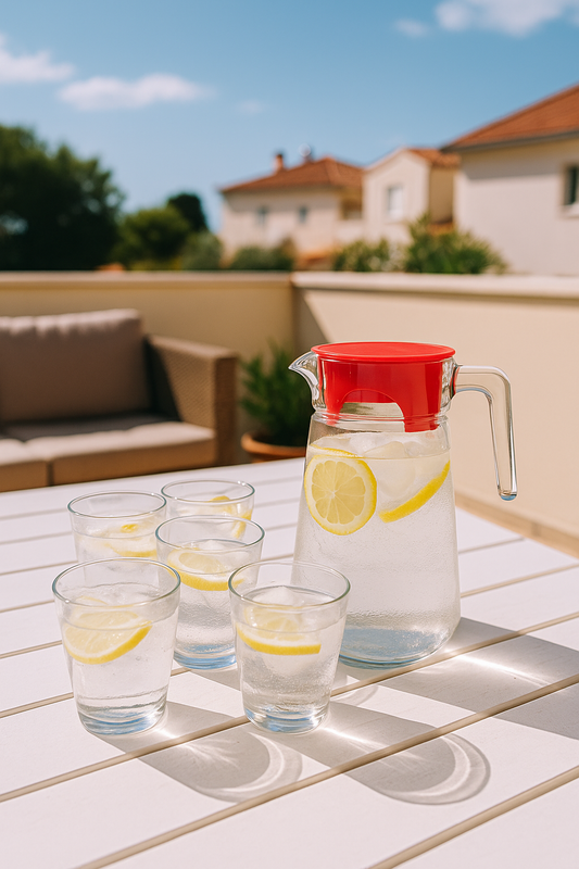 Set Bokal i 6 čaša / City - AKCIJA do isteka zaliha 🎯