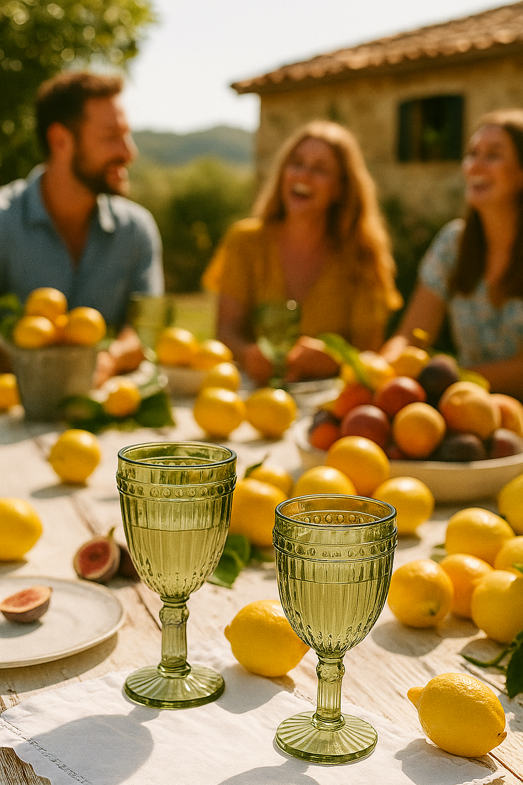 čaše za vino vintage tognana goblets zelene čaše za vino