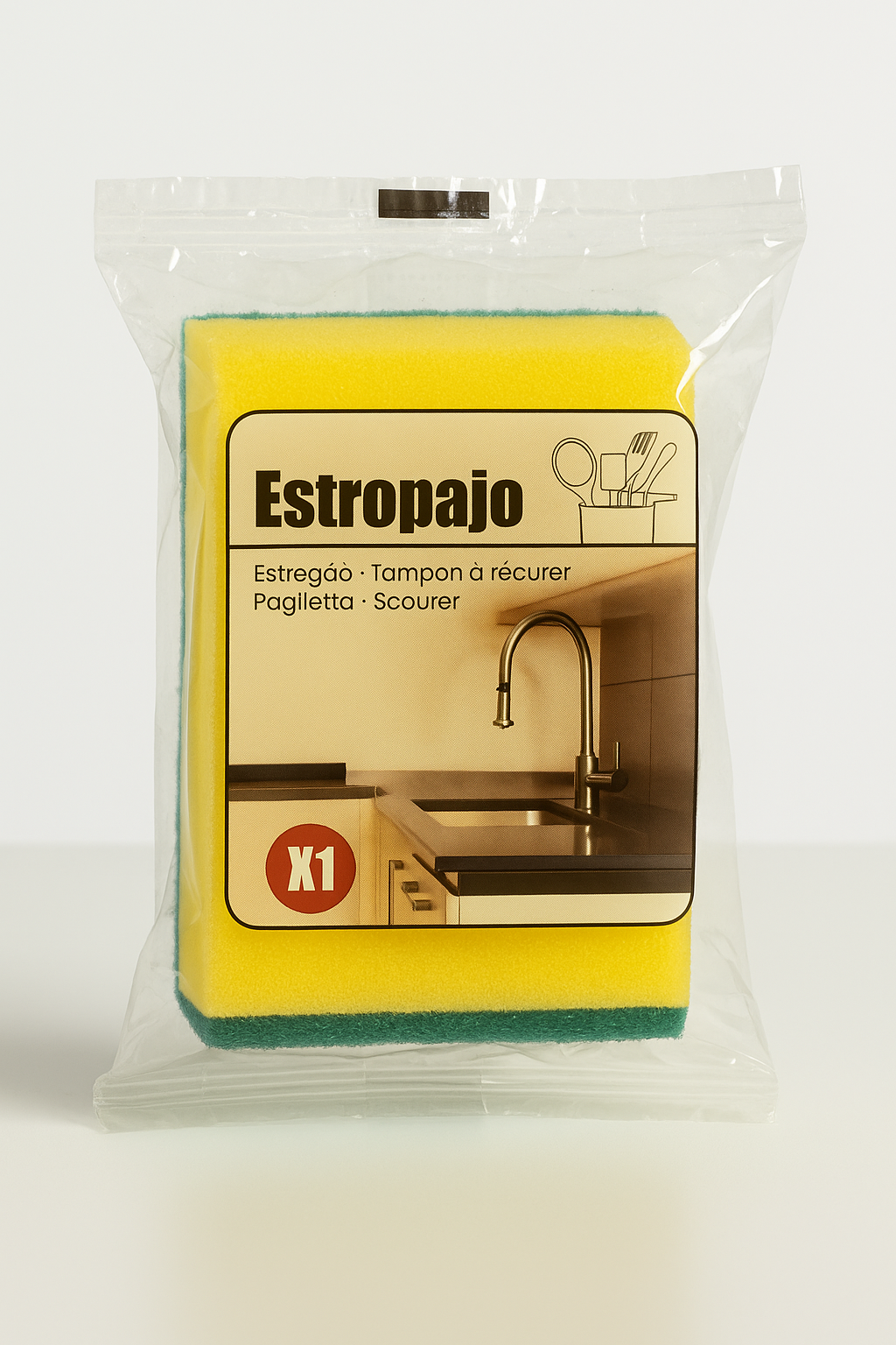 Spužvica Apartman - pojedinačno pakirana 1/1
