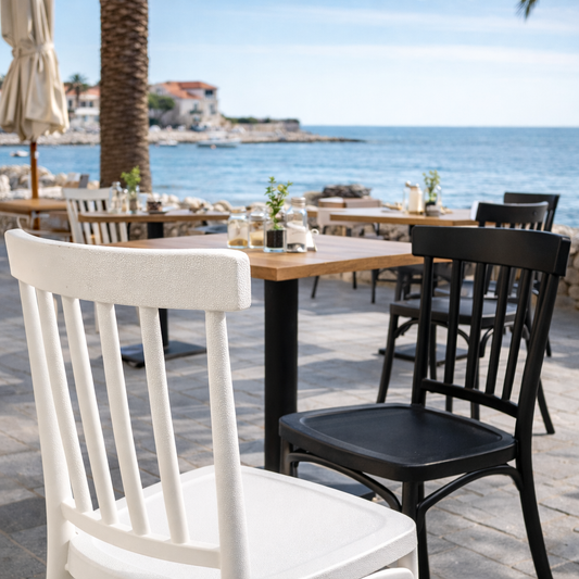 Plastična stolica Old Money - crna ili bijela