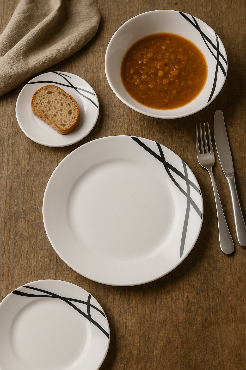 Tanjuri na komad - Opal Art - 18cm / 21cm / 26cm