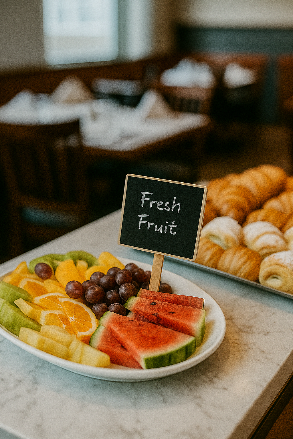 Clip oznaka za buffet - 15x12cm - za pisanje kredom