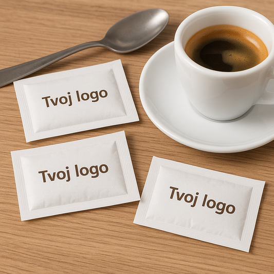 Personalizirane vrećice šećera – tvoj logo - 6000 kom