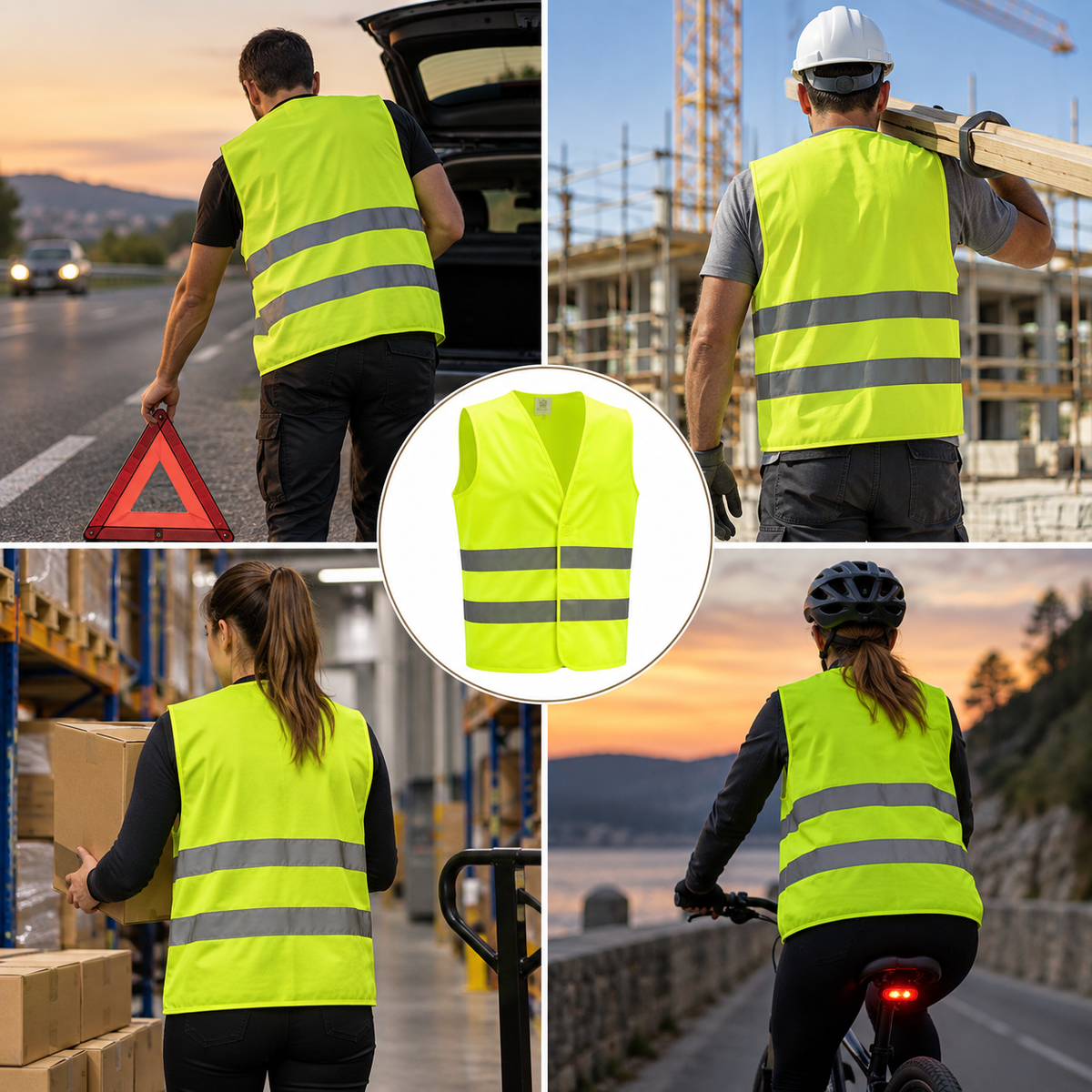 Reflektirajući sigurnosni prsluk L i XL