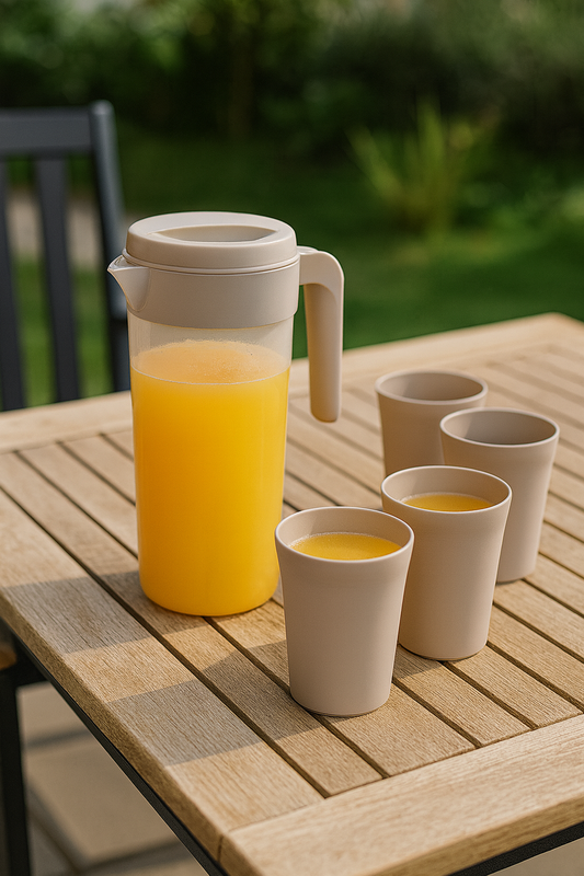 Set bokal i 4 čaše - 1.4L