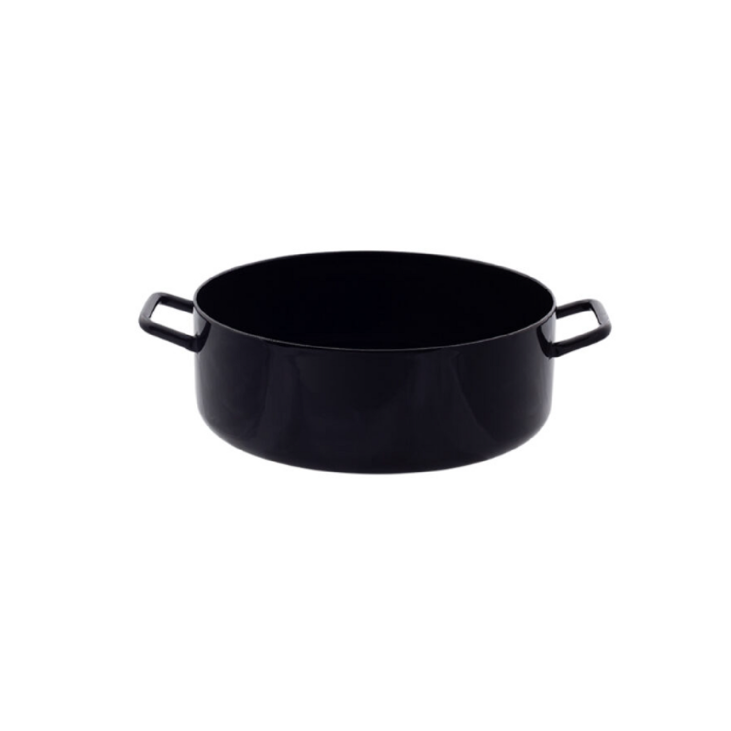 Teća plitka emajl masiv 8,5L 32cm