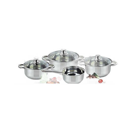 Set lonaca "Apartman" inox 7/1