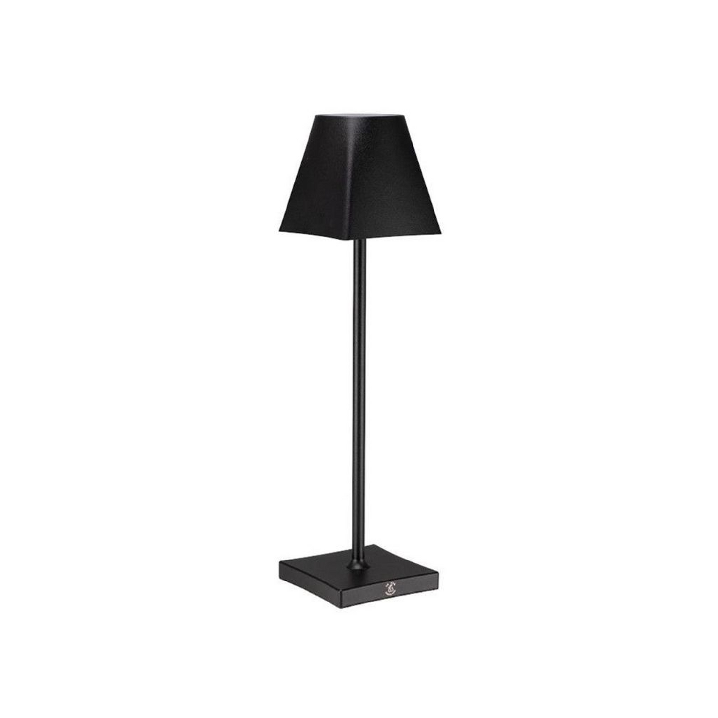 LED lampa stolna crna