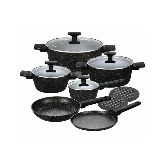 Set posuđa Black 12/1 ✔ Indukcija