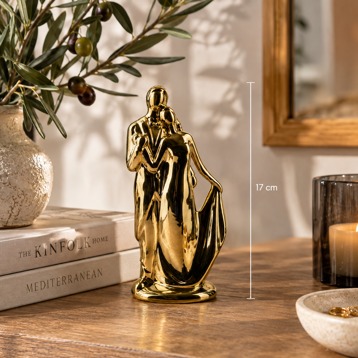 Zlatna figurica para – 17 cm ✨