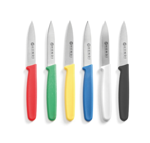 Hendi nož, nož za guljenje, paring nož, nož za povrće, nož za voće, HACCP nož, kuhinjski nož HACCP, profesionalni nož, ugostiteljski nož, nož za restorane, nož za hotele, nož za catering, kuhinjski alat HACCP, nož s plastičnom drškom, nož od nehrđajućeg čelika, nož za precizno rezanje, nož za guljenje Split, nož za guljenje Zagreb, nož za guljenje Rijeka, nož za guljenje Osijek, Hendi pribor Hrvatska, kuhinjski pribor HACCP, nož u boji HACCP, nož za kuhare, kuhinjski nož povrće, kuhinjski nož voće, ergonoms
