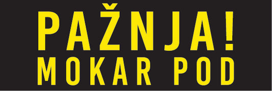 Oznaka za mokar pod – Caution Wet Floor Sign (PP)