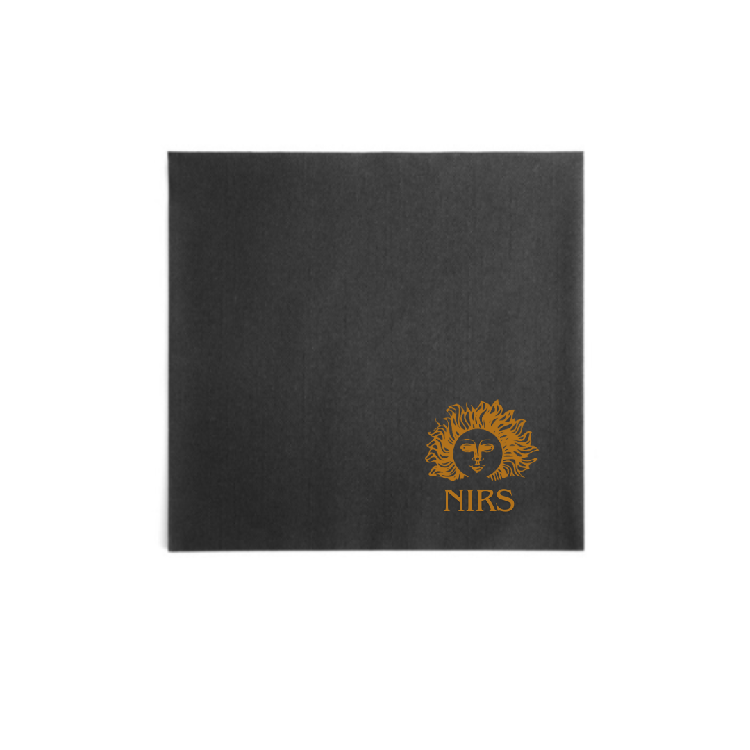 Meke papir salvete s vašim logom / crne Klasik / 25000 kom