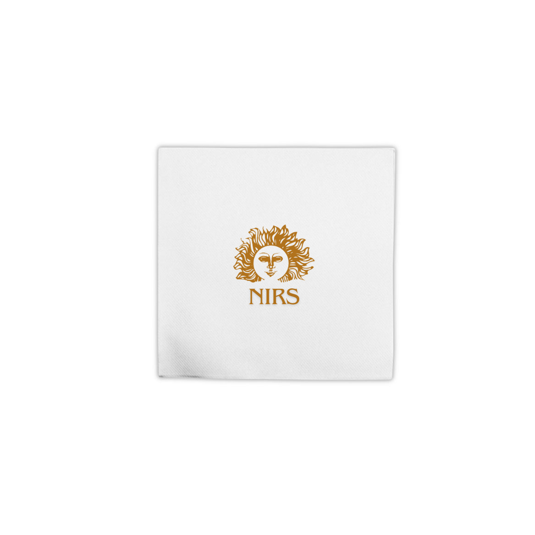 Čvrste papir salvete podmetači s vašim logom / bijele / 30000 kom