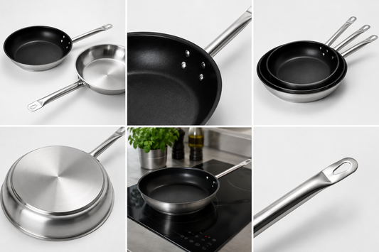 Profesionalne non-stick tave CaterWare – 24, 28 i 32 cm, za indukciju