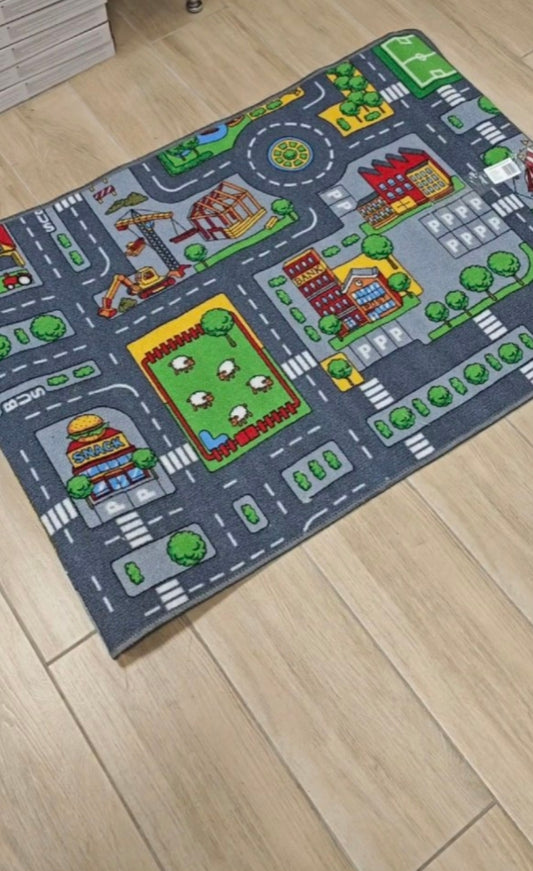 Dječji tepih cesta 80×120 cm – retro 90’s 🧸