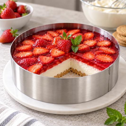 Inox prsten za torte i kolače 26 × 5 cm